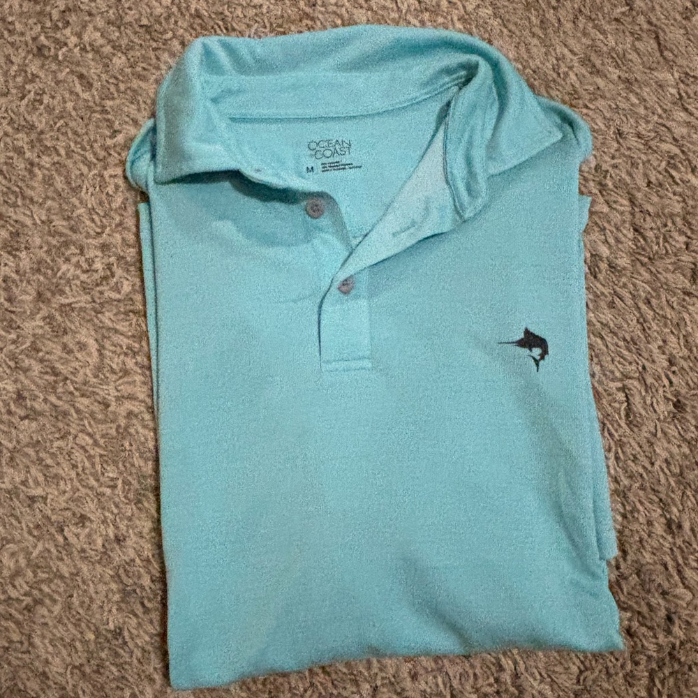 Ocean Coast Blue Polo Shirt
